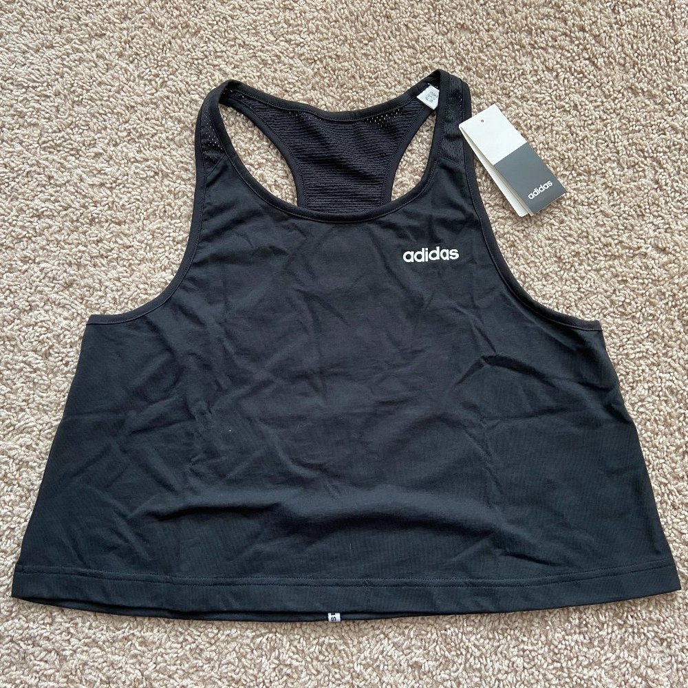 NEW Adidas Cropped Tank Top women L